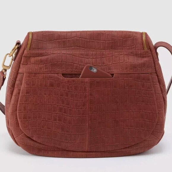 Hobo International Fern Convertible Shoulder/Crossbody CR Brandy NWT - Picture 2 of 5